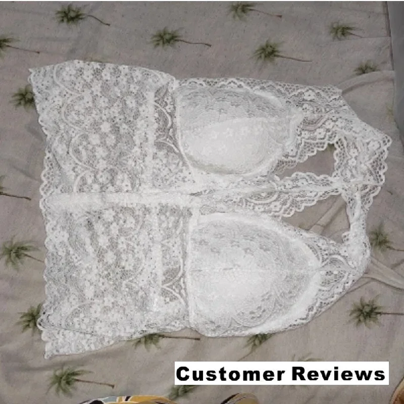 Sexy Lace Bras For Women Floral Comfortable Underwear Adjustable Back Bra