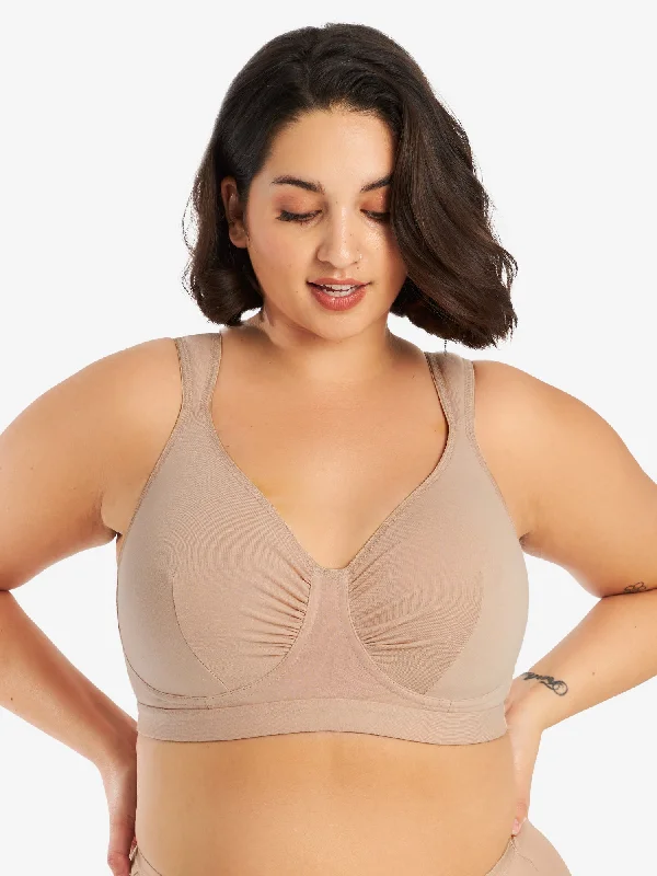 The Evie - All-Day Cotton Comfort Bra Soft Cup Bralette