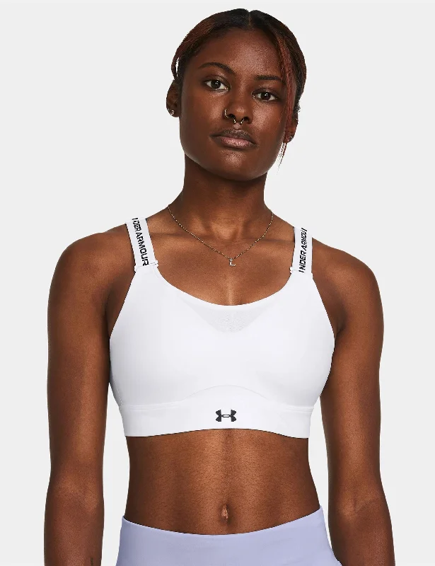 Infinity 2.0 High Sports Bra - White Full Coverage Bralette