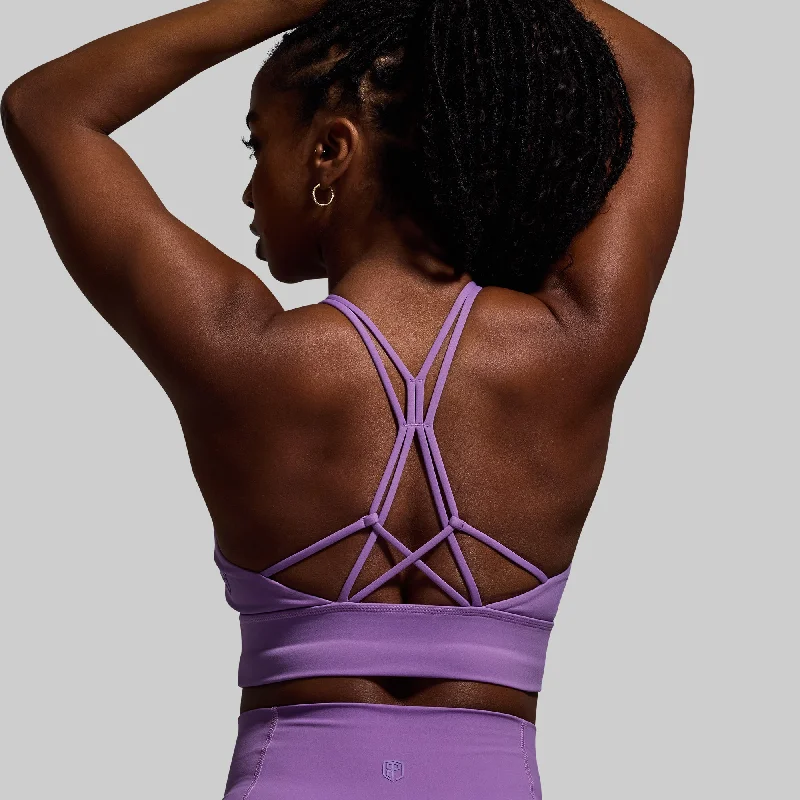 Untamed Sports Bra (Grape Popsicle) Soft Mesh Bra