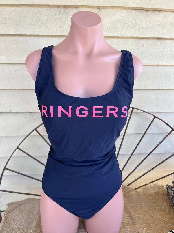 220224150 Ringers Western Wms Navy One Piece Swimmers Sporty Swimsuit Style