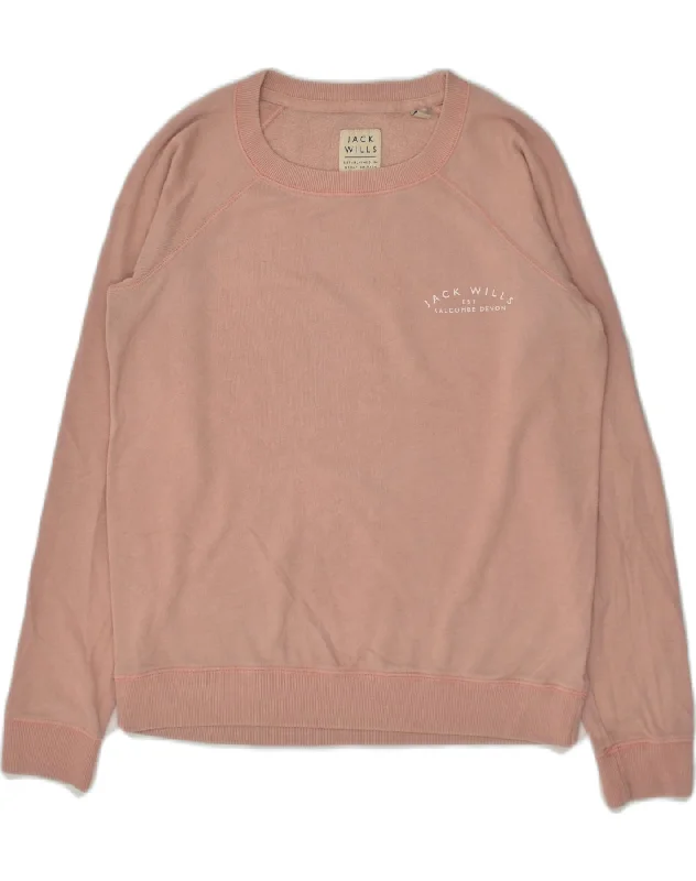 JACK WILLS Womens Sweatshirt Jumper UK 10 Small Beige Hoodie with Exposed Zipper Edgy Industrial JACK WILLS Womens Sweatshirt Jumper UK 10 Small Beige Hoodie with Exposed Zipper Edgy Industrial