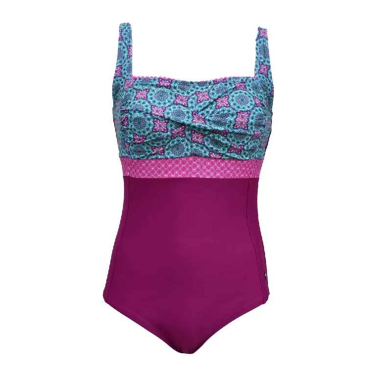 Kaleidoscope - Swimsuit Swim Dress with Belt