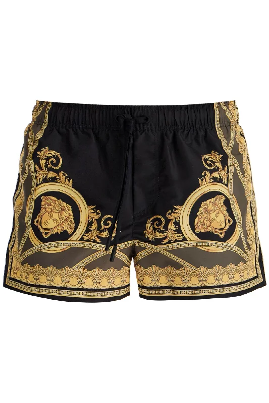 "men's swim trunks 'the 1016217 1A11364 BLACK+DARK OLIVE+GOLD Sporty Racerback Swimsuit