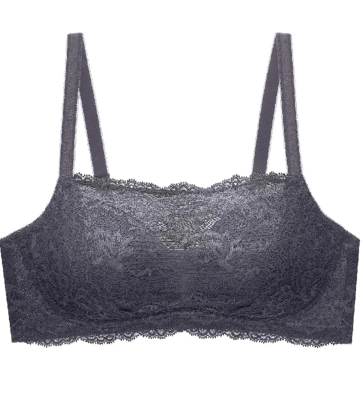 NATURAL ELEGANCEBANDEAU BRA Trendy Lace Bra
