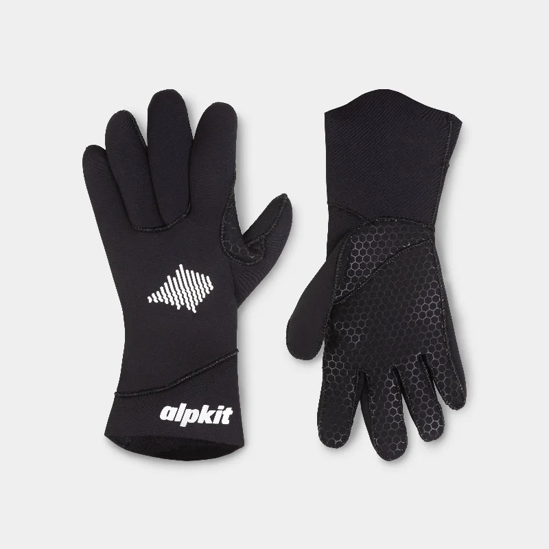 Outdoor Swimming Gloves High-Waisted Swim Bottoms