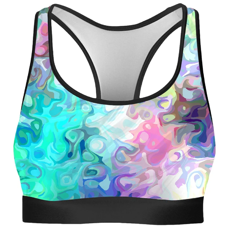 Pastel Confusion Rave Bra Full Support Bra