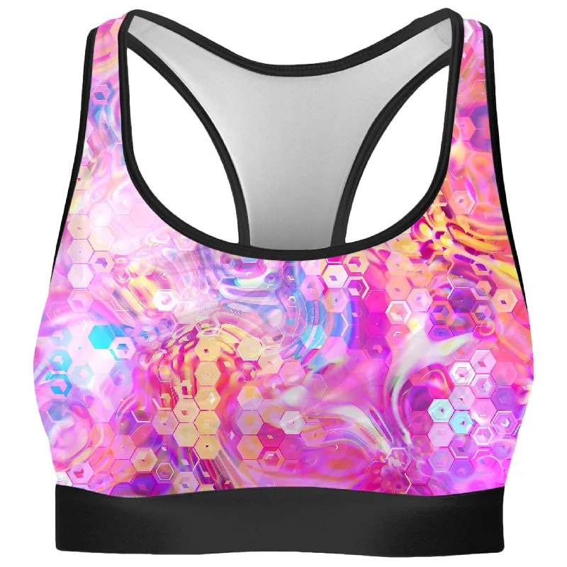 Purple Mirage Rave Bra Seamless Bra Design