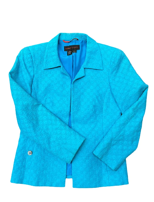 Blazer Jacket By Nina Mclemore  Size: S Cotton Fabric Linen Fabric Terry Fabric