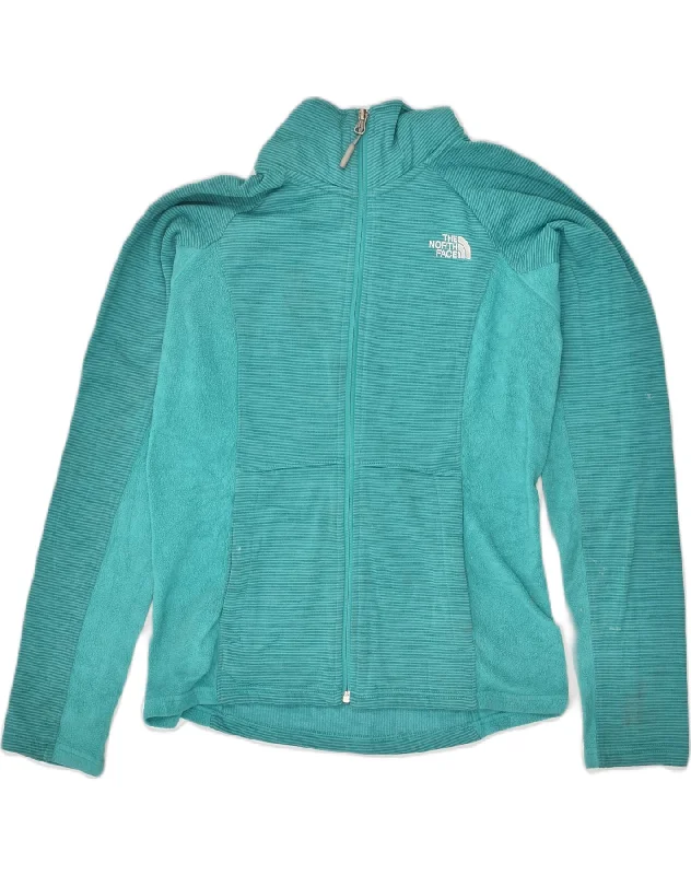 THE NORTH FACE Womens Tracksuit Top Jacket UK 10 Small Green Polyester Satin Jacket Silk Jacket Chiffon Jacket