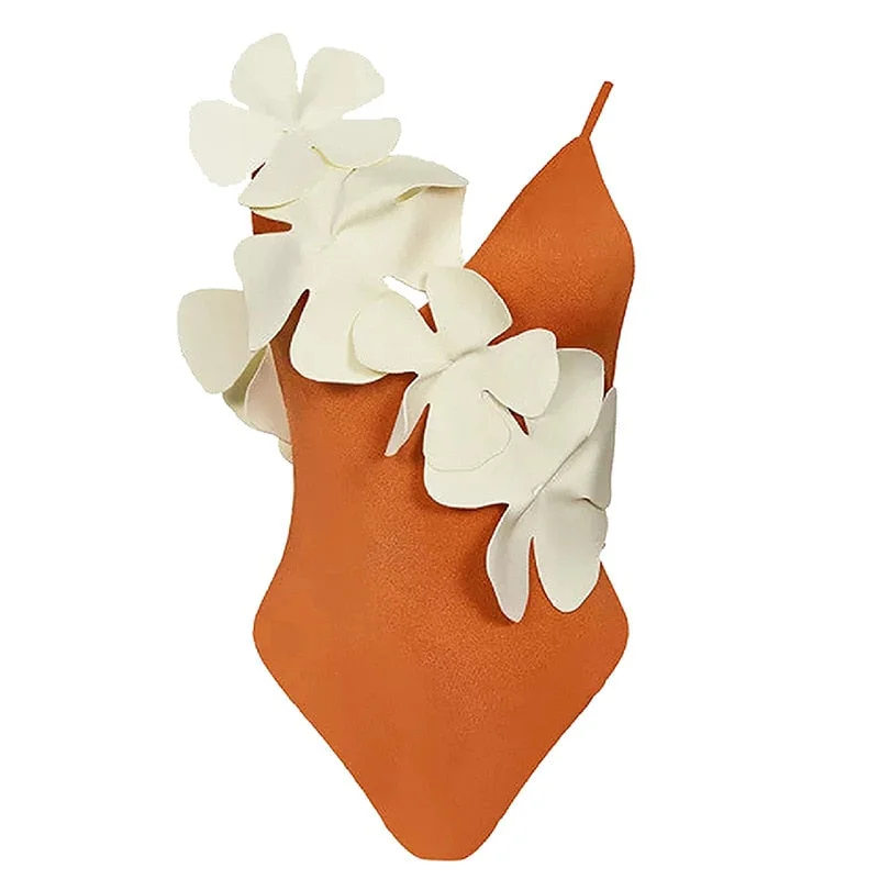 2023 New One Piece Swimsuit Female Sexy Floral Lace Up Swimwear Women Solid Bathing Suit Summer Beachwear Ruffle Swimming Suit Summer Ready Swimsuit 2023 New One Piece Swimsuit Female Sexy Floral Lace Up Swimwear Women Solid Bathing Suit Summer Beachwear Ruffle Swimming Suit Summer Ready Swimsuit