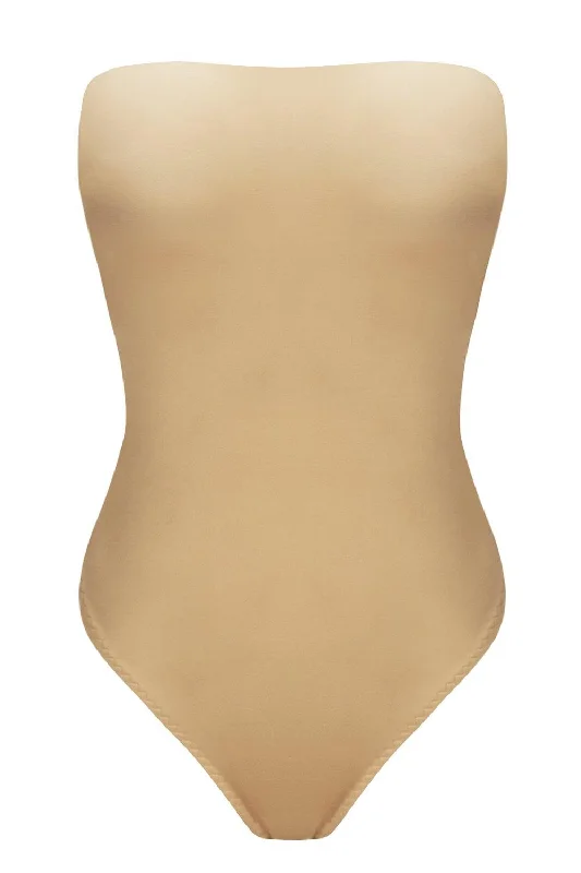 Ellipsia Light Beige swimsuit Strappy Back Bikini