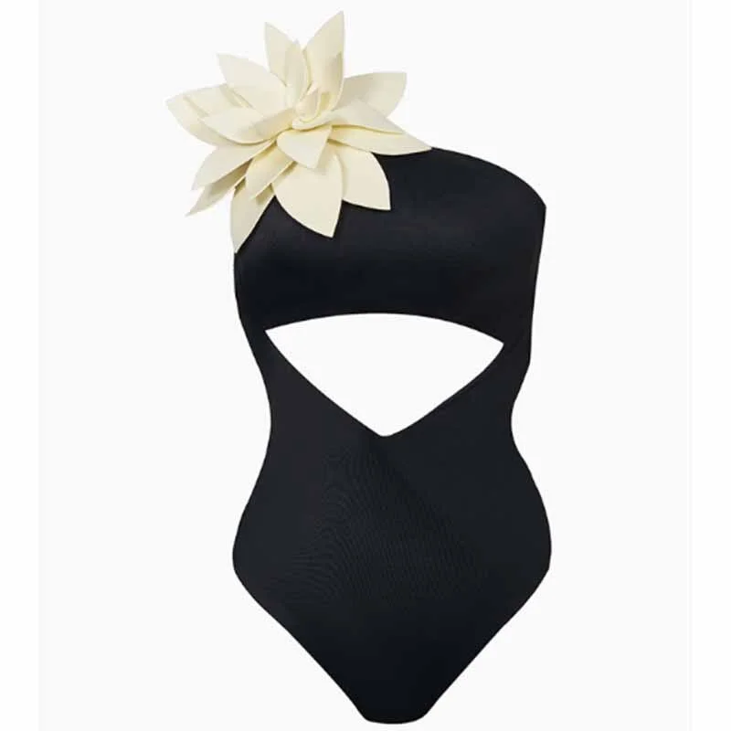 New Sexy Hollow Out One Shoulder One Piece Swimwear Women 2023 Floral Swimsuit Monokini Female Beach Wear Bathing Suit Mujer V-Neck Swim Dress New Sexy Hollow Out One Shoulder One Piece Swimwear Women 2023 Floral Swimsuit Monokini Female Beach Wear Bathing Suit Mujer V-Neck Swim Dress