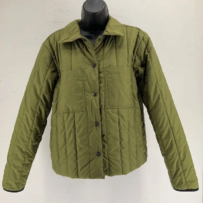 Backcountry Women's Quilted Insulated Shirt Jacket Stand-Up Collar Roll-Neck Collar Turtle Neck Backcountry Women's Quilted Insulated Shirt Jacket Stand-Up Collar Roll-Neck Collar Turtle Neck