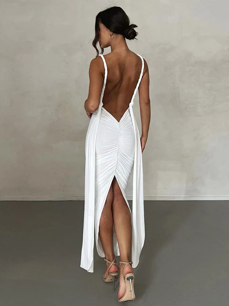 Long Deep V Neck Slim Bandage Bodycon Backless Nightclub Sexy Party Maxi Dress Comfortable Ruffle Hem Maxi Dress Long Deep V Neck Slim Bandage Bodycon Backless Nightclub Sexy Party Maxi Dress Comfortable Ruffle Hem Maxi Dress