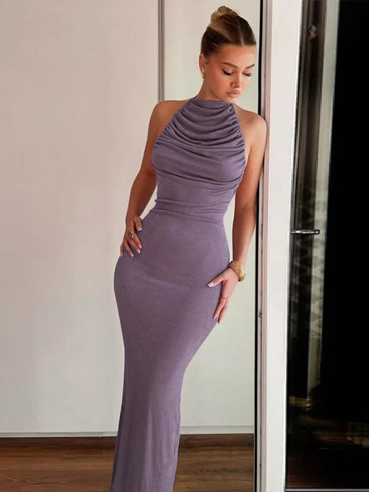 Off Shoulder Long Halter Slim Bodycon Backless Sexy Party Maxi Dress Trendy Floral Print Maxi Dress Off Shoulder Long Halter Slim Bodycon Backless Sexy Party Maxi Dress Trendy Floral Print Maxi Dress