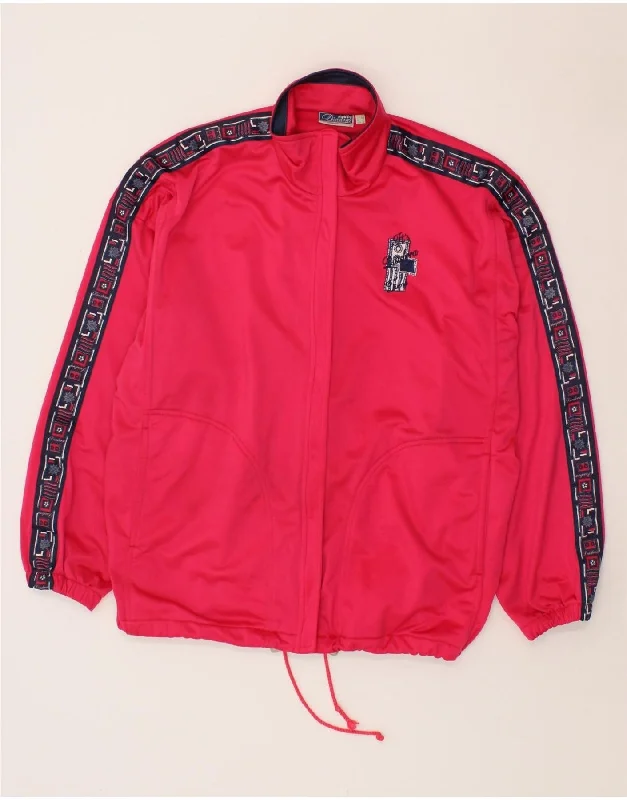 DIADORA Womens Oversized Graphic Tracksuit Top Jacket UK 18 XL Pink Jersey Jacket Tulle Jacket Batik Jacket DIADORA Womens Oversized Graphic Tracksuit Top Jacket UK 18 XL Pink Jersey Jacket Tulle Jacket Batik Jacket