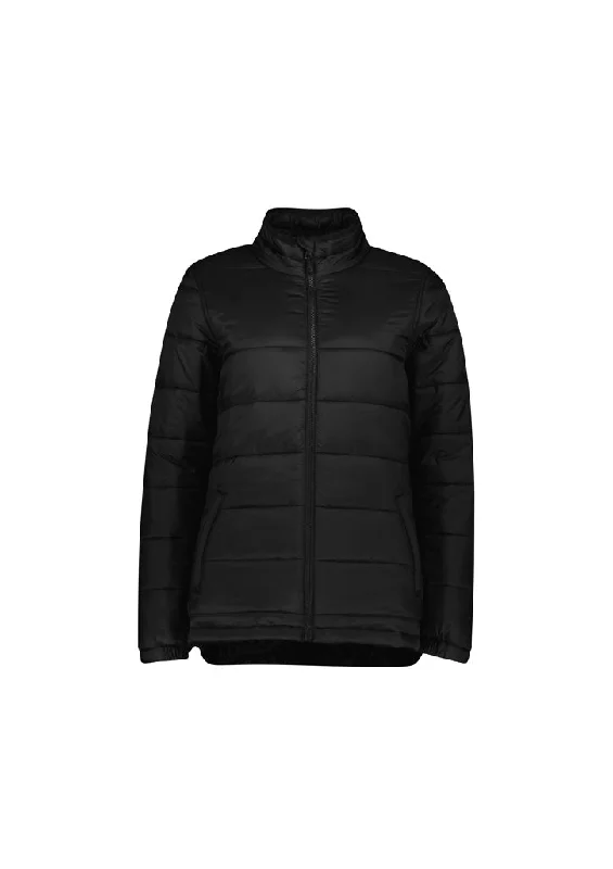 J212L BizCollection Alpine Ladies Puffer Jacket Rayon Fabric Velvet Fabric Corduroy Fabric