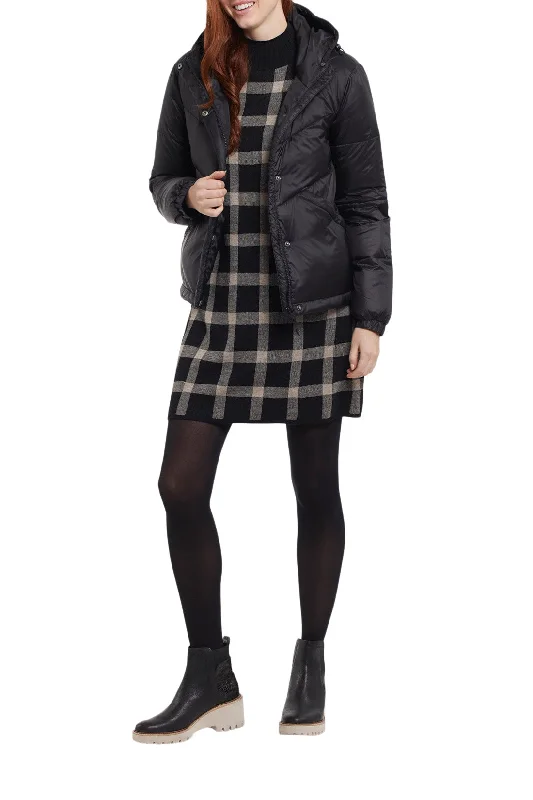 Tribal Packable Puffer Jacket (Converts to Neck Pillow) 7603O-3397-0002 Black Ribbed Jacket Pleated Jacket Ruffled Jacket Tribal Packable Puffer Jacket (Converts to Neck Pillow) 7603O-3397-0002 Black Ribbed Jacket Pleated Jacket Ruffled Jacket