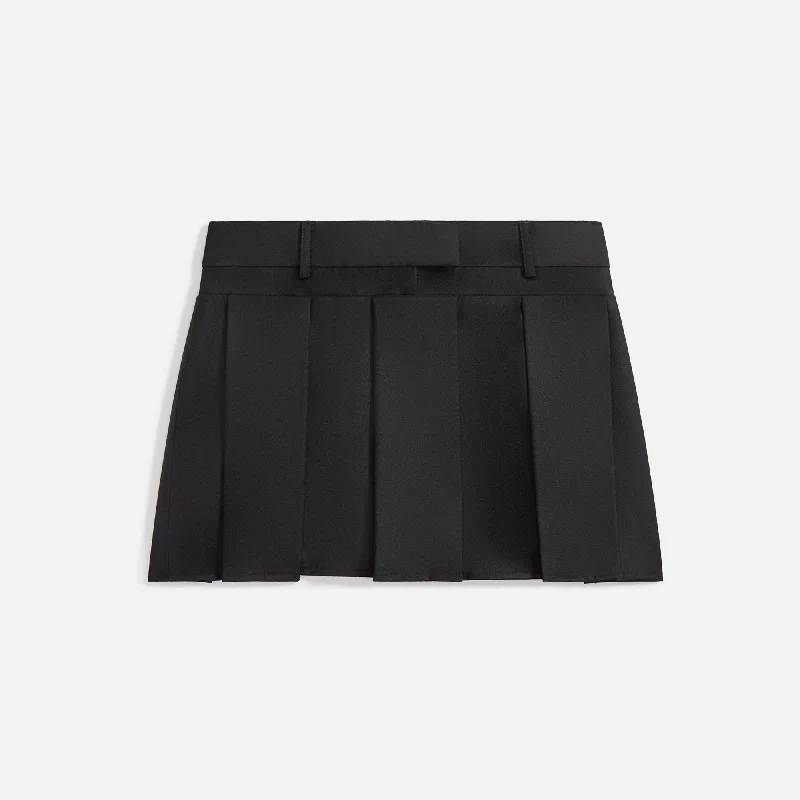 Aya Muse Myca Skirt - Black flowy skirt hem