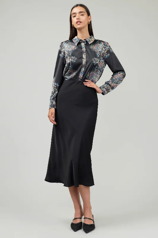 Bias Midi Skirt lace skirt intricate