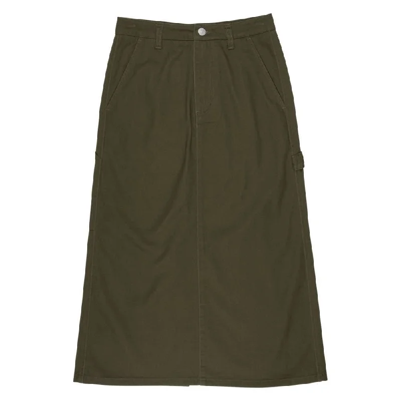 Santa Cruz Womens Skirt Classic Carpenter - Khaki summer skirt style