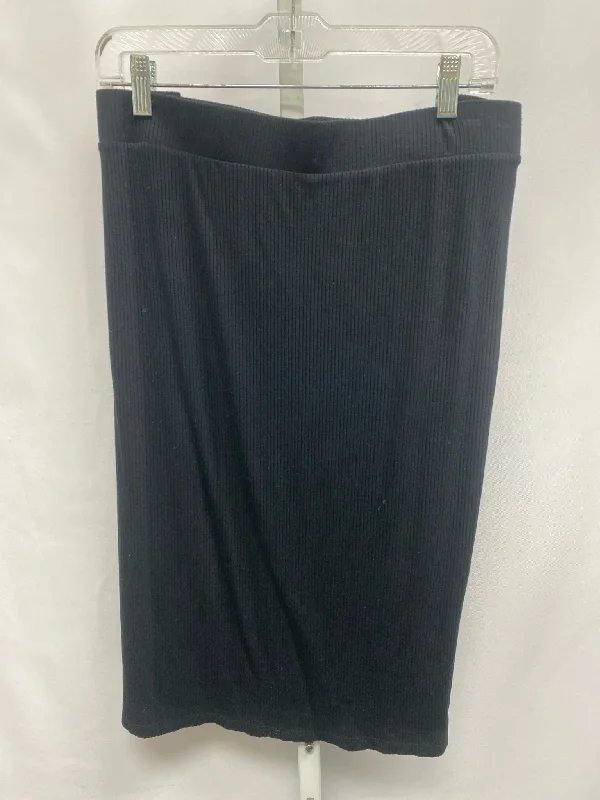 Size 22 LOFT Black Skirt wool skirt thick