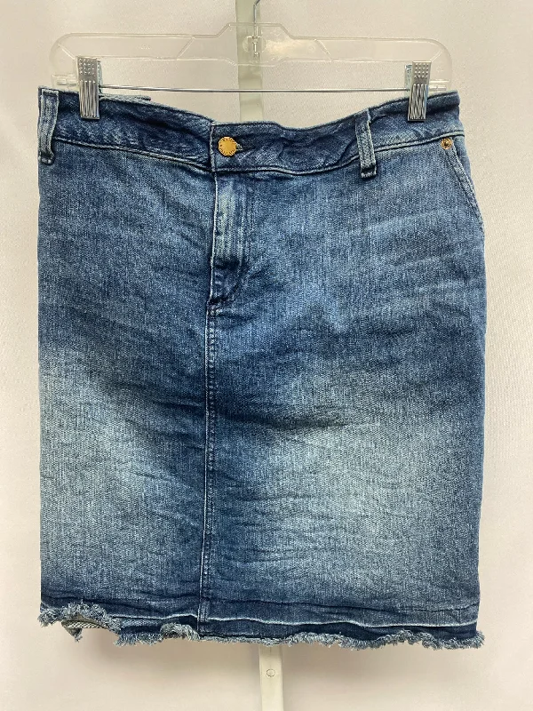 Size 22W Michael Kors Denim Skirt linen skirt natural