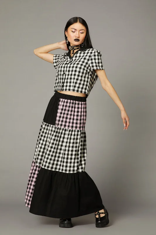Franken Split Skirt wool skirt warm