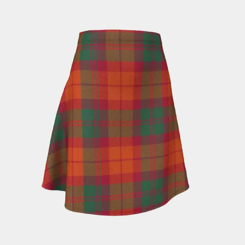 MacNab Ancient Tartan Flared Skirt corduroy skirt textured